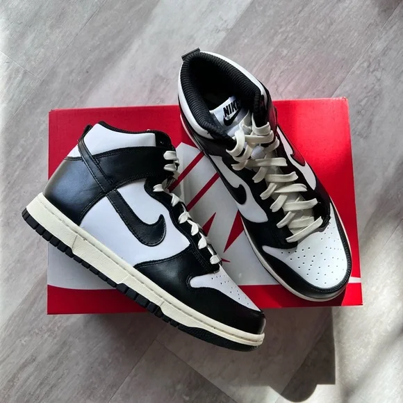 Nike Dunk High Vintage Panda W8 - Picture 4 of 8